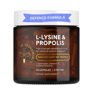 Suplementos Dr Sosnowski L-Lisina y Propóleos visión frontal