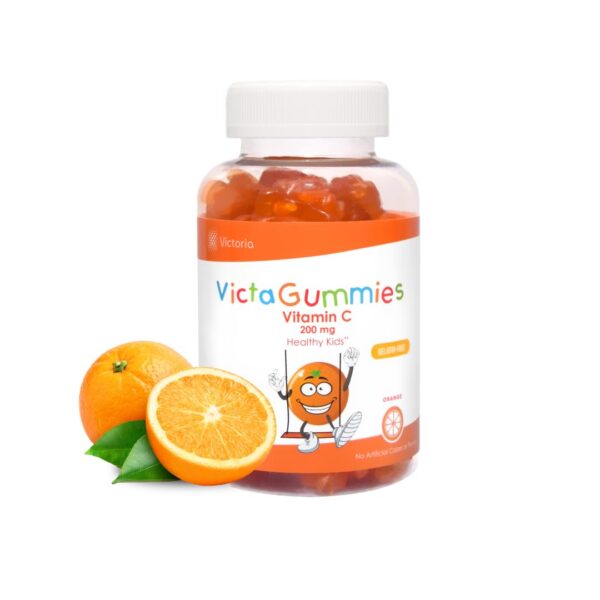 Dr. T VictaGummies gomitas vitamina C sabor naranja niños