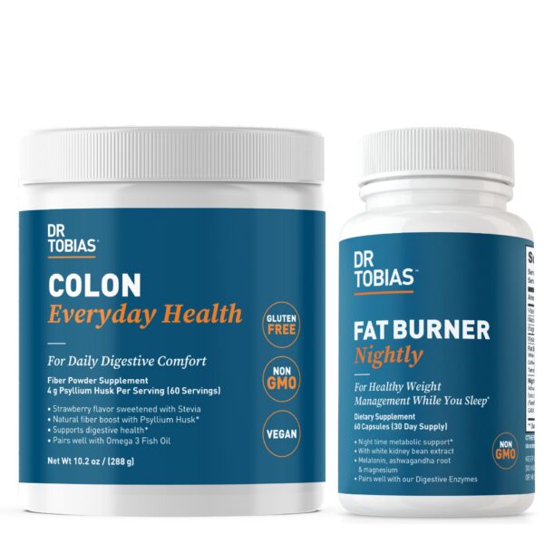 Dr Tobias Colon suplemento digestivo día y noche paquete