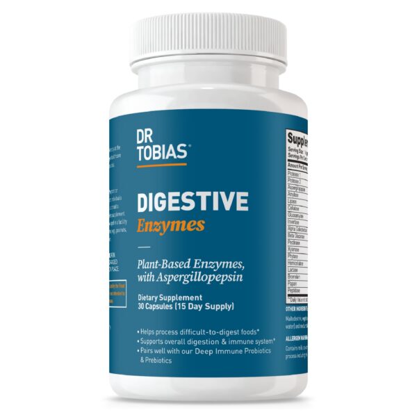 Frasco de Dr. Tobias Enzimas Digestivas