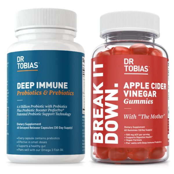 Dr. Tobias gominolas de probióticos y vinagre de manzana