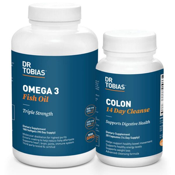 Version 1.0.0 Dr Tobias pack Omega 3 y limpieza colon 14 días