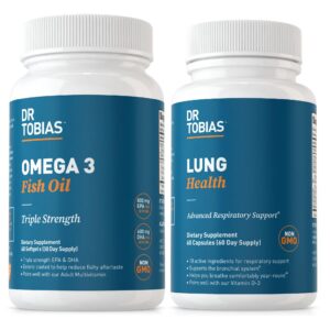 Dr. Tobias Omega-3 Fish Oil - Frasco frontal