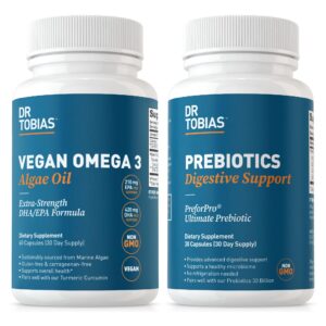 Dr. Tobias Omega-3 vegano de algas y prebióticos caja frontal