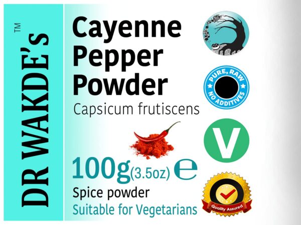 Version 1.0.0 DR WAKDE'S pimienta cayena polvo puro crudo y seco