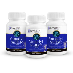 Dr WellMe sulfato de vanadilo frasco frontal