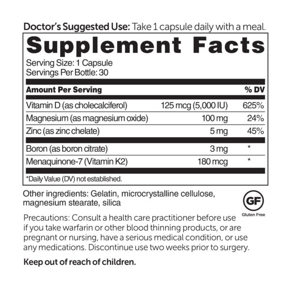 Dr Whitaker BeyonD3 caja y cápsulas