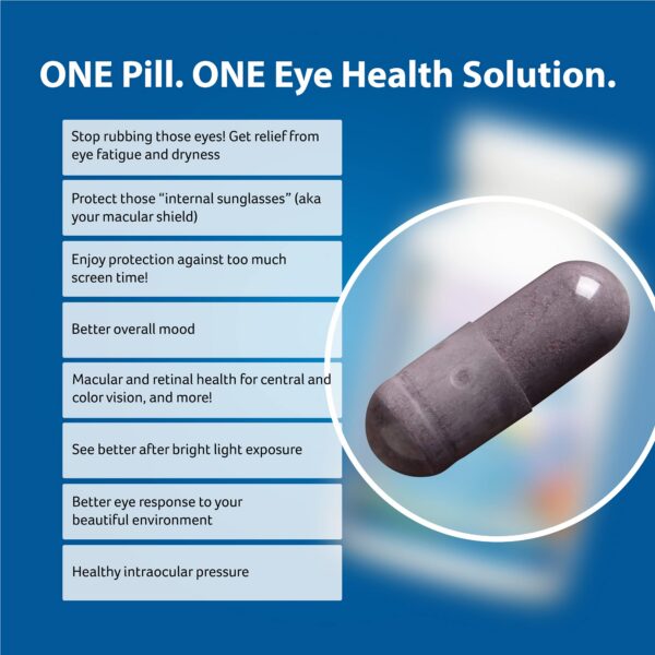 Frasco y etiqueta visión essentials ultra