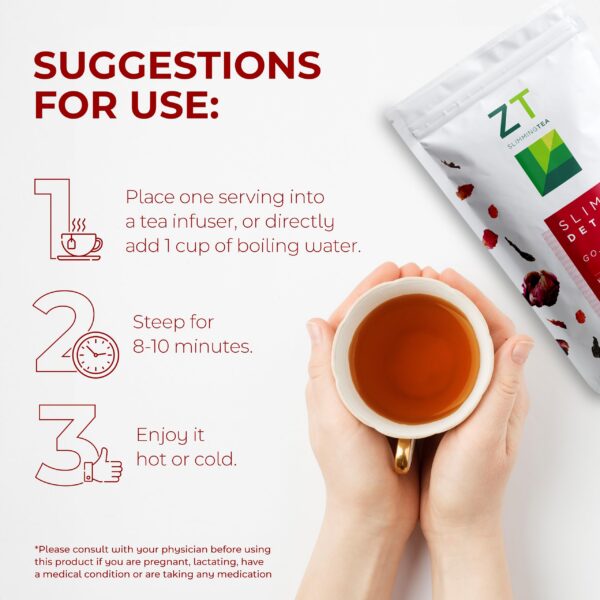 Taza con té Dr. Zisman ZT Slimming con sabor refrescante