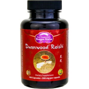 Dragon Herbs cápsulas Duanwood Reishi frasco principal