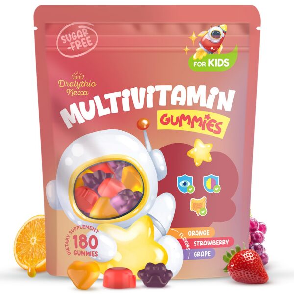 Gomitas DRALYTHIO NEXA para niños frasco frontal