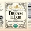 Dream Elixir etiqueta e ingredientes