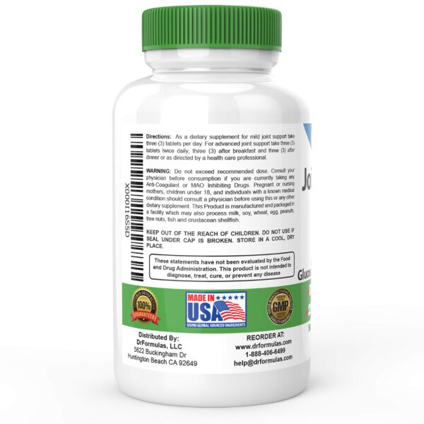 Etiqueta del frasco en primer plano de DrFormulas