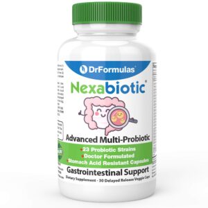 DrFormulas Nexabiotic 23 multi probiótico 30 cápsulas salud digestiva