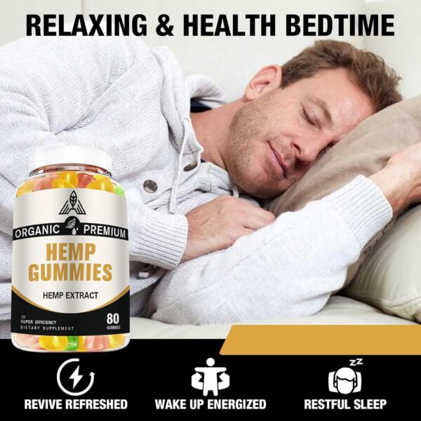 Gomitas de cáñamo DriRaych primeros planos