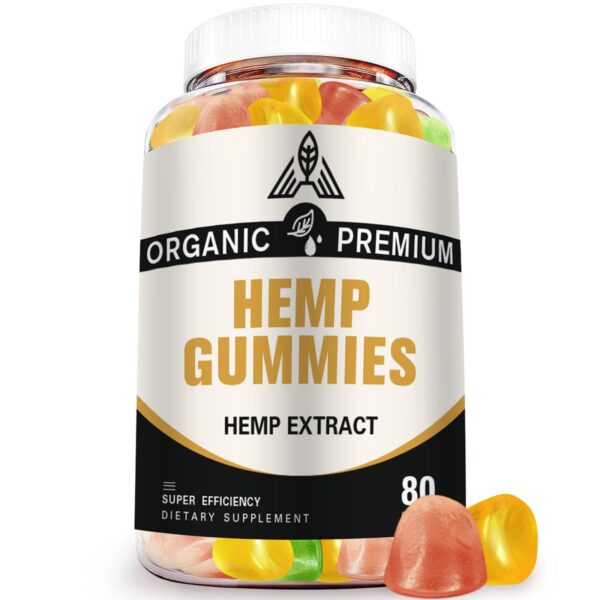 Gomitas de cáñamo DriRaych frasco frontal