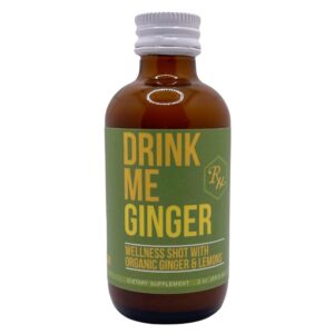 Drink Me Ginger Wellness Shot orgánico pack de 12 botellas 2 fl oz