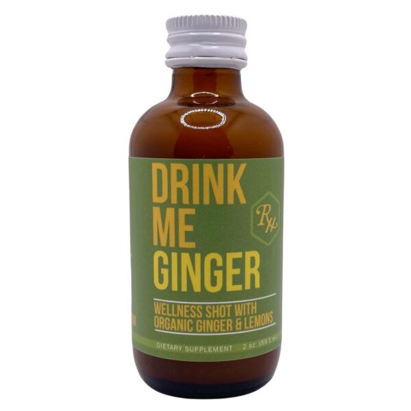 Drink Me Ginger Wellness Shot orgánico pack de 12 botellas 2 fl oz