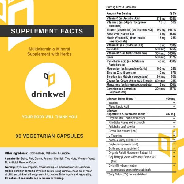 drinkwel multivitamínico envase frontal
