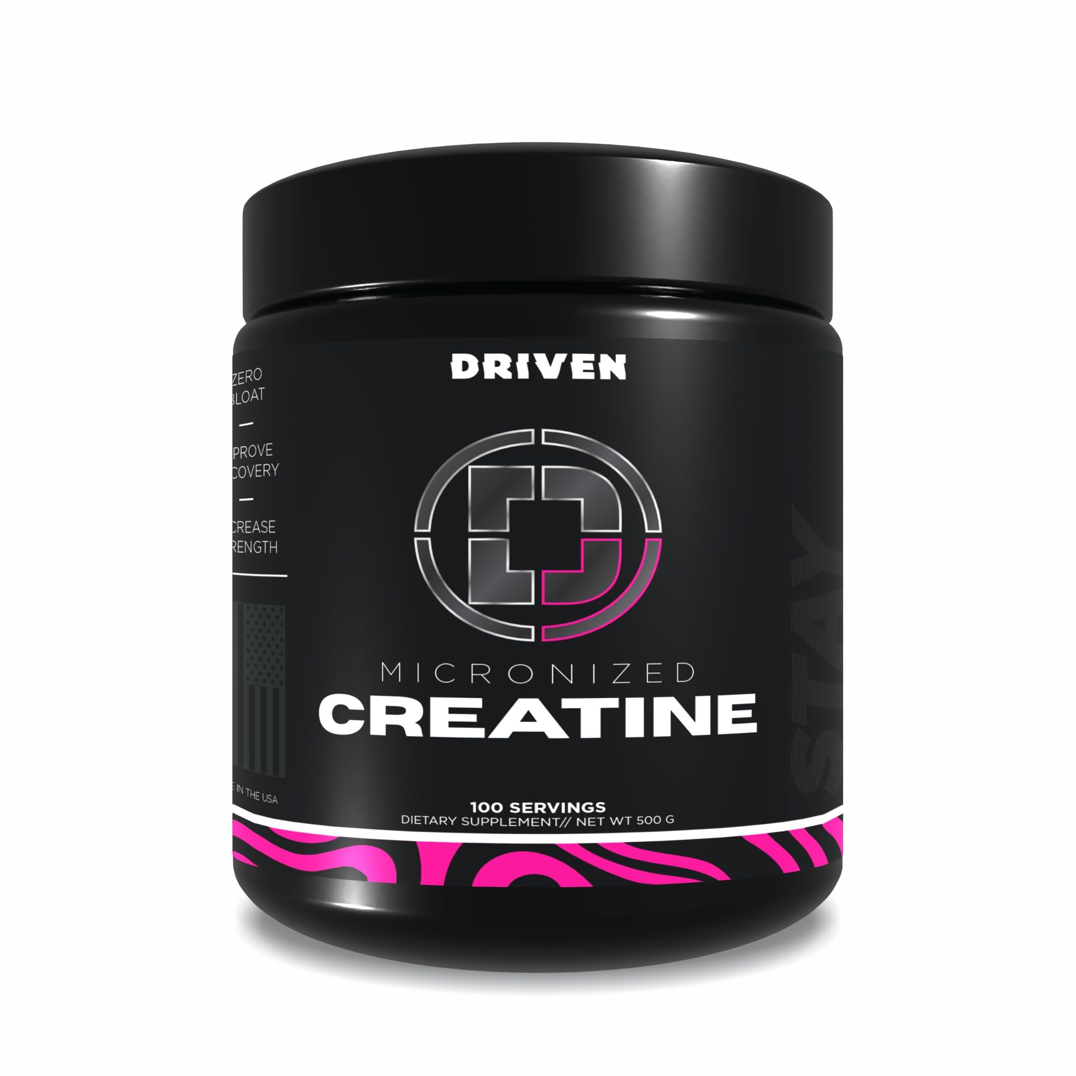 Driven Nutrition Micronized Creatine Monohydrate, 5 g