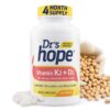 Dr’s Hope frasco suplemento vitamina k2 d3 120 cápsulas
