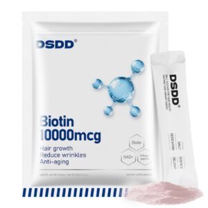 Suplemento DSDD biotina 10000mcg con péptidos de colágeno