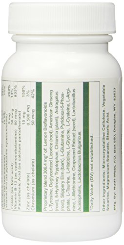 DSF Herbal Nutri West caja con 60 tabletas vista lateral