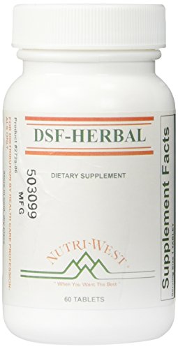 Version 1.0.0 DSF Herbal suplemento natural Nutri West paquete frontal