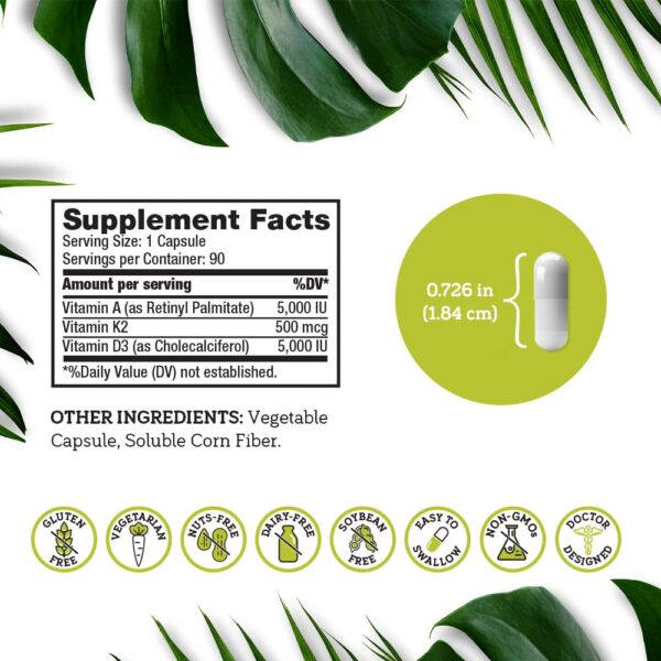 Envase de DSO ADK Vitamin Supplement