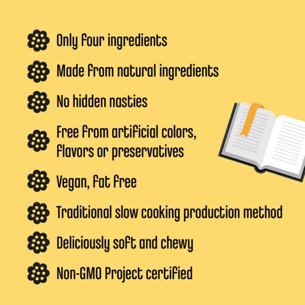 Dulces regaliz natural panda sabor tradicional paquete 4