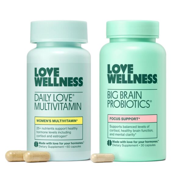 Version 1.0.0 Dúo Love Wellness Daily Love multivitamínico y Big Brain probióticos