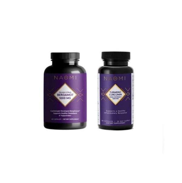Version 1.0.0 Dúo suplemento NAOMI de bergamota y cúrcuma alta potencia