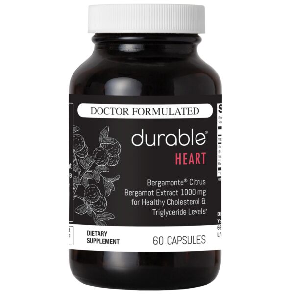 Durable Heart suplemento de bergamonte para salud del corazón