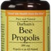 Frasco de propóleos Durham's Bee 500mg 120 cápsulas