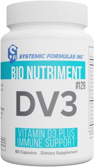 DV3 BioNutriment Vitamina D3 Plus etiqueta frontal