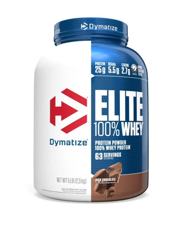 Version 1.0.0 Frasco de Dymatize Elite 100% Whey Chocolate