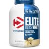 Frente del frasco Dymatize Elite Whey Vanilla