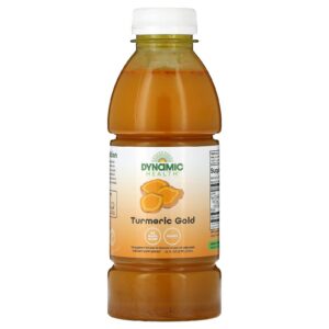 Dynamic Health cúrcuma gold jugo orgánico botella 16 oz