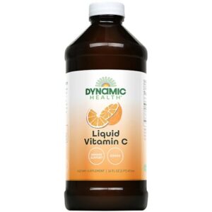 Dynamic Health Vitamina C líquida botella plástica 16 oz