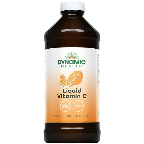 Dynamic Health Vitamina C líquida botella plástica 16 oz