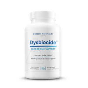 Dysbiocide Biotics Research suplemento salud intestinal frente