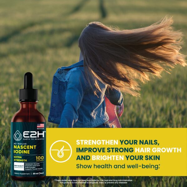 Conjunto de 3 frascos de yodo líquido