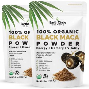 Version 1.0.0 Earth Circle Organics maca negra frente