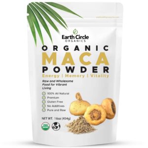 Version 1.0.0 Frasco de maca orgánica Earth Circle Organics 1 lb