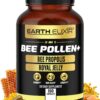 Version 1.0.0 Earth Elixir polen de abeja etiqueta frontal