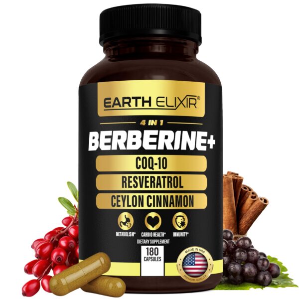 Earth Elixir Berberina frasco 4 en 1