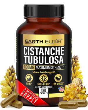 Earth Elixir Cistanche Tubulosa suplemento 180 cápsulas