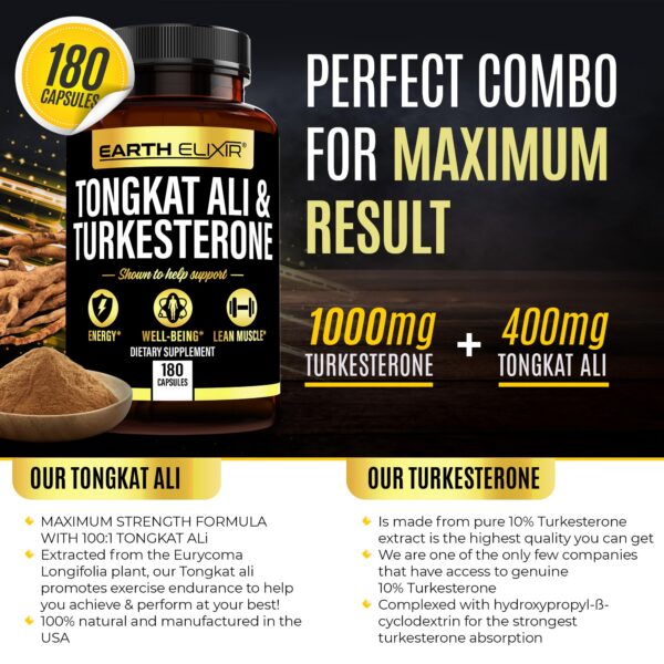 Frasco Earth Elixir 180 cápsulas