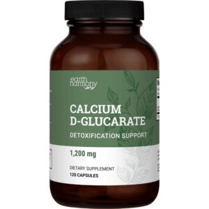 Empaque frontal de Earth Harmony Calcium D-Glucarate 1200 mg