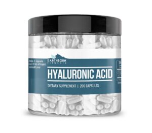 Version 1.0.0 Earthborn Elements cápsulas de ácido hialurónico frasco